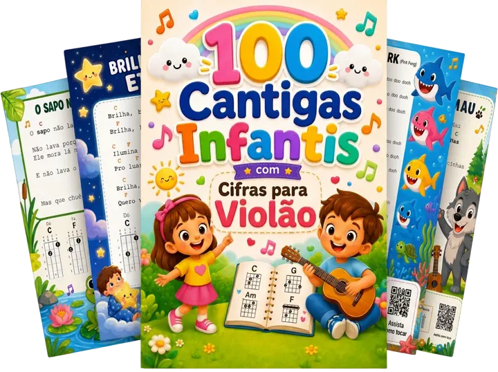 Cifras Infantil com cantigas infantis para violão